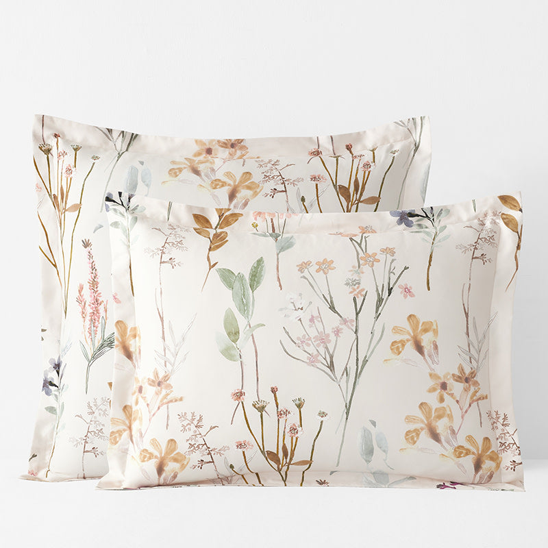 Peyton Premium Smooth Sateen Sham - Multi, Euro