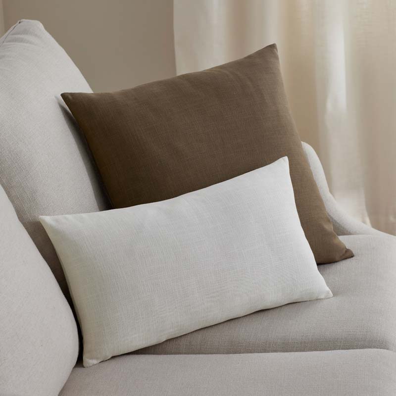 Texture Decorative Lumbar Pillow Cover - Sable, 12 in. x 21 in.