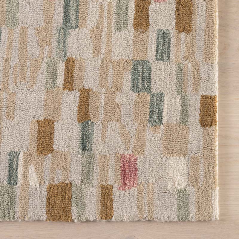 Ashmore Hand Hooked Wool Rug - Beige, 2' 6" x 8' Runner