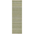 Handwoven Textured Performance Rug - Green, 2' 3" x 8' Runner