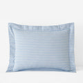 Classic Oxford Yarn-Dyed Stripe Sham - Blue/Beige, King