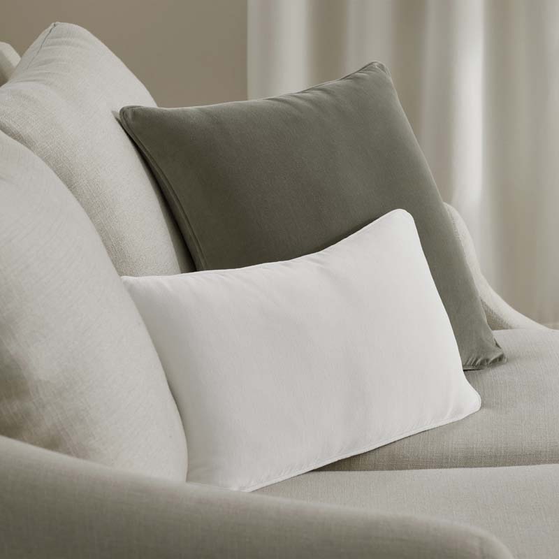 Velvet Decorative Square Pillow Cover - Sage Green,  24 in. x 24 in.