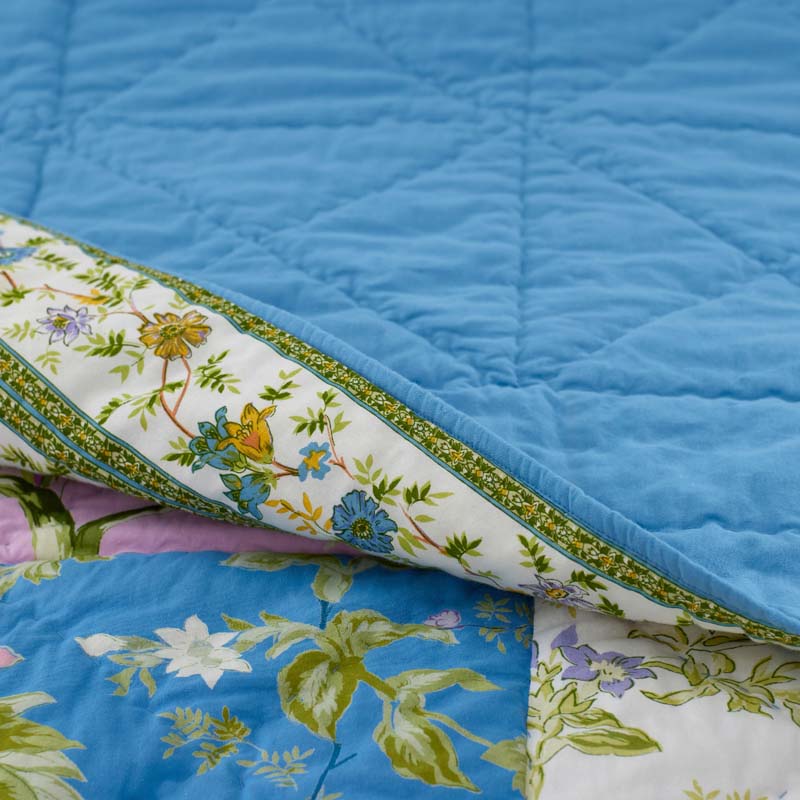 Darla Patchwork Quilt - Multi, Full/Queen