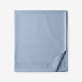 Classic Smooth Rayon Made From Bamboo Sateen Flat Bed Sheet - Misty Blue, Full