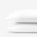 Classic Smooth Wrinkle-Free Sateen Pillowcase Set - White, Standard