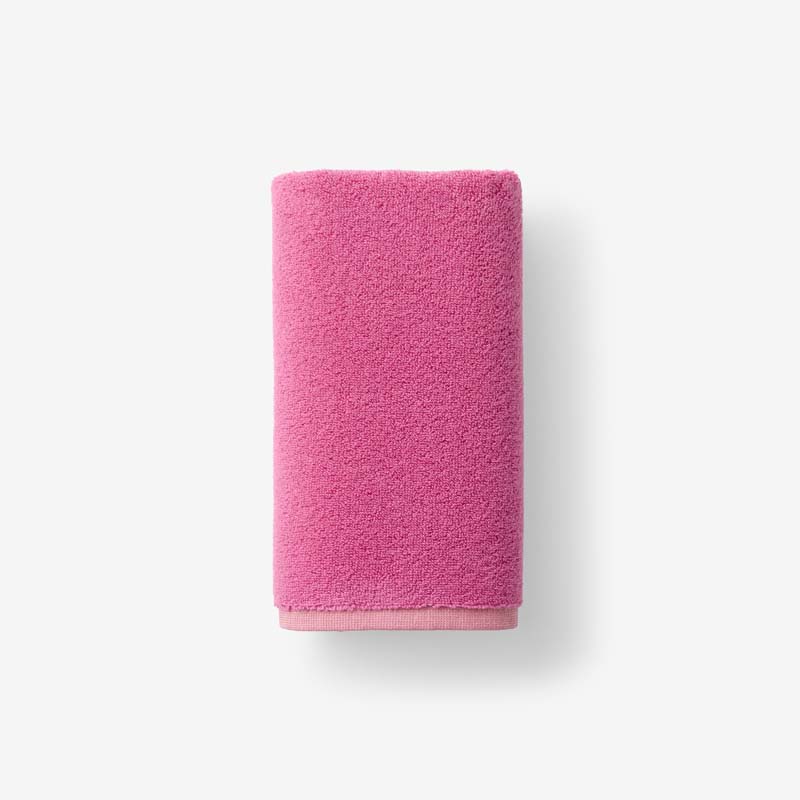 Reversible Solid Hand Towel - Magenta