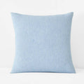 Yarn-Dyed Pencil Stripe Quilted Sham - Blue, Euro