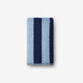 Reversible Stripe Turkish Cotton Hand Towel - Dark Navy