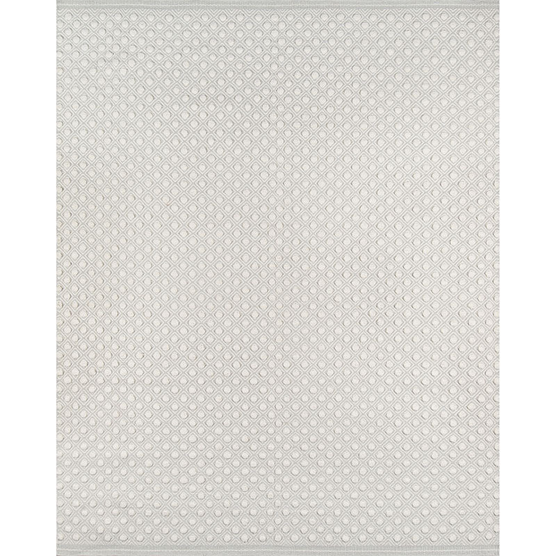 Dot Handwoven Wool Rug - Gray, 3' 9" x 5' 9"
