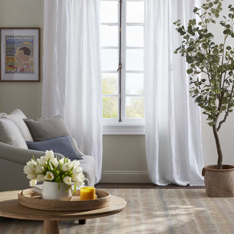 Paint Chip Hand Hooked Wool Rug - Natural, 5' x 8'