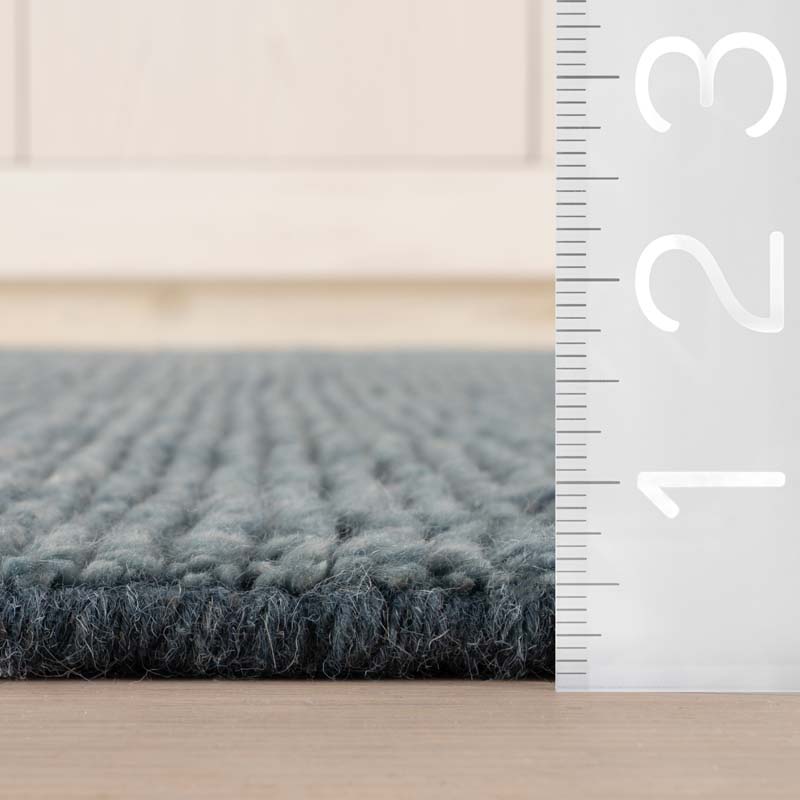 Ramsey Hand Knotted Wool Rug - Blue, 2' x 3'