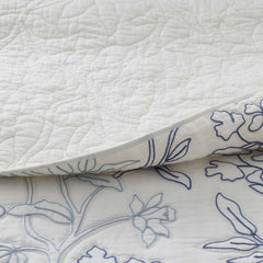 Rashika Garden Quilted Sham - White, Euro