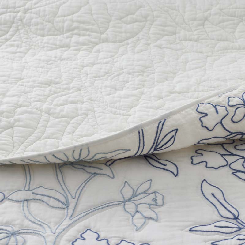 Rashika Garden Quilted Sham - White, Standard