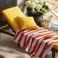 Classic Cabana Stripe Beach Towel - Orange