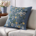 Strawberry Fields Decorative Square Pillow Cover - Green
