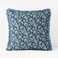 Suhana Reversible Ruffle Quilted Sham - Blue, Euro