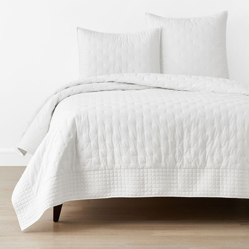 Pintuck Quilt - White, King