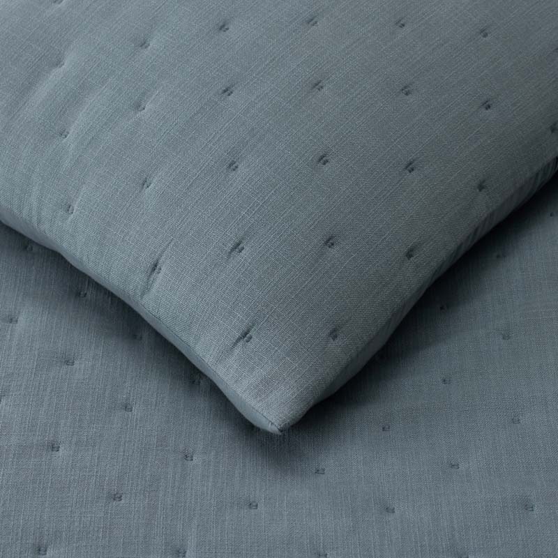 Petite Tufted Quilt - Mineral, Full/Queen
