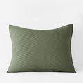 Voile Sham - Dark Olive, Standard
