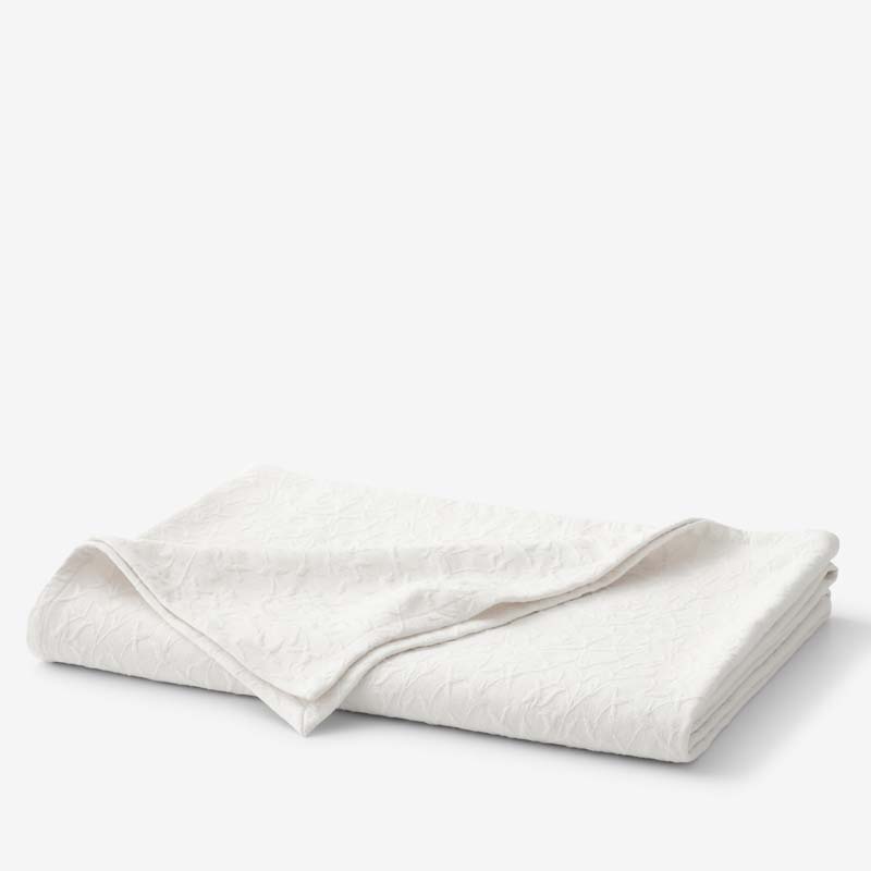 Delicate Floral Blanket - Cream, Twin/Twin XL