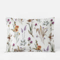 Stem Florals Premium Smooth Wrinkle-Free Sateen Sham - Ivory Multi, Standard
