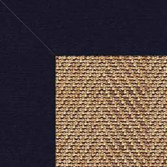 Sunbrella Herringbone Bordered Indoor/Outdoor Rug - Navy, Swatch