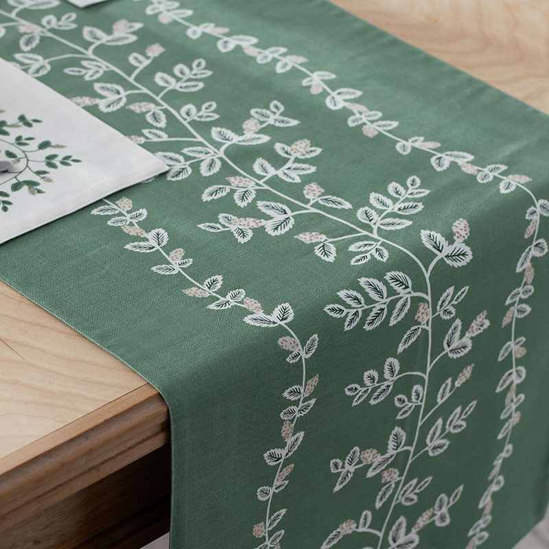 Climbing Vines Table Runner - Green, 16 in. x 108 in.