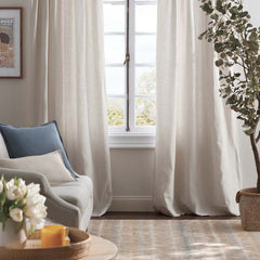 Linen Decorative Square Pillow Cover - Sand, 20 in. x 20 in.