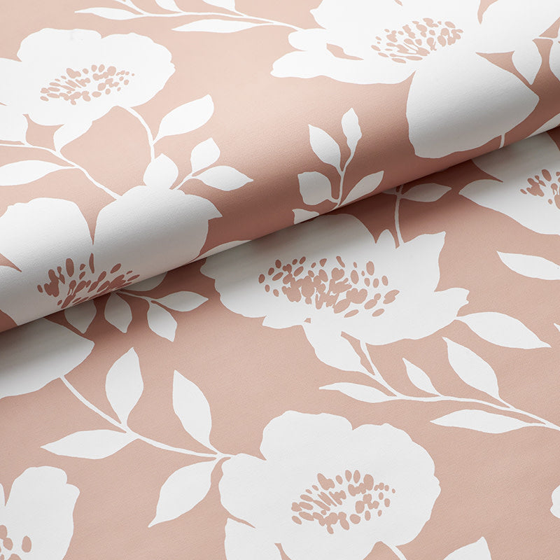 Ava Removable Wallpaper - Floral Clay, Roll
