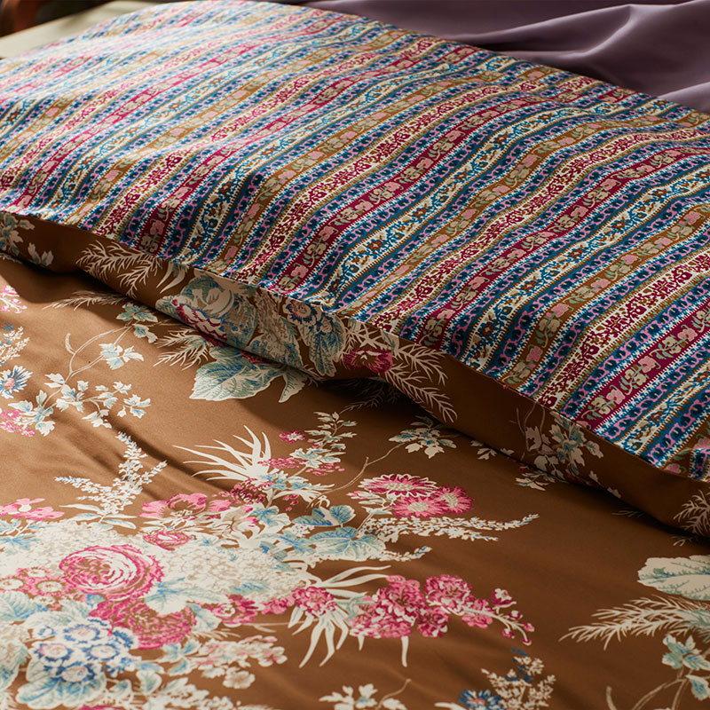 Malti Premium Smooth Sateen Reversible Sham - Gold, Standard