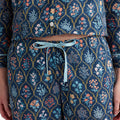 Printed Voile Women's Pajama Set - Hawthorne, L