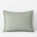 Tira Floral Classic Cool Cotton Percale Sham - Stripe Green, King