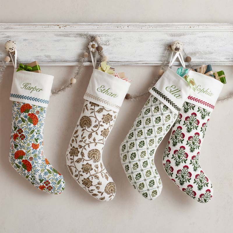 Artisan Chic Stocking - Orange