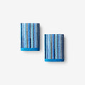 Rhythm Washcloths, Set of 2 - Blue