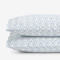 Tira Floral Classic Cool Cotton Percale Pillowcase Set - Flower Blue, King