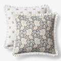 Flower Reversible Decorative Square Pillow Cover - Multi, 20 in. x 20 in.