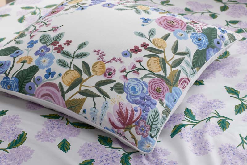 Garden Party Decorative Square Pillow Cover - Ivory