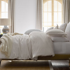 Luxe Ultra-Cozy Cotton Velvet Flannel Flat Bed Sheet White, Twin/Twin XL