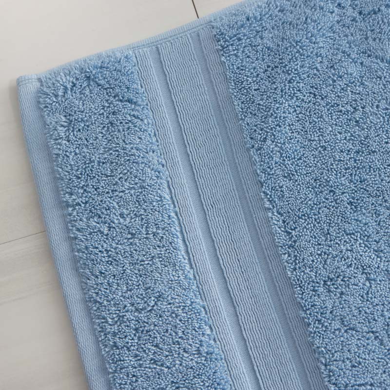 Turkish Cotton Bath Mat - Blue Water, 20 in. x 36 in.