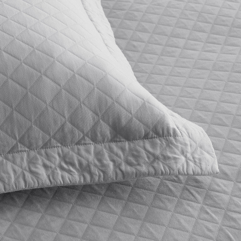 Norfolk Premium Smooth Egyptian Cotton Sateen Sham - Fog, King
