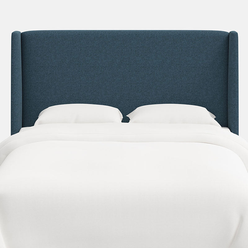 Gramercy Textured Linen Headboard - Navy, Cal King