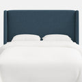 Gramercy Textured Linen Headboard - Navy, Queen