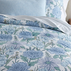 Garden Bliss Classic Smooth Sateen Comforter - Blue Multi, Twin/Twin XL