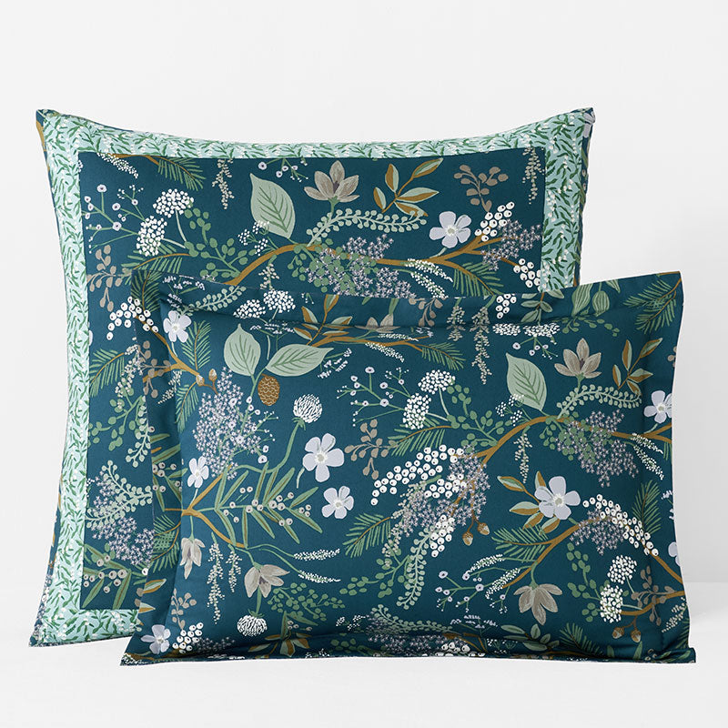 Juniper Forest Classic Smooth Sateen Sham - Navy, Standard