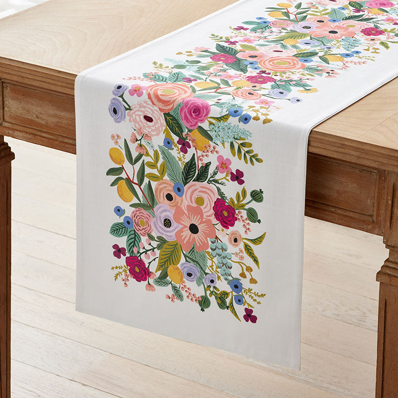 Garden Party Table Runner - Pink, 16 in. x 108 in.