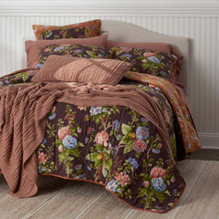 Veena Reversible Quilted Sham - Brown, Standard