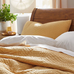 Voile Sham - Goldenstraw, King
