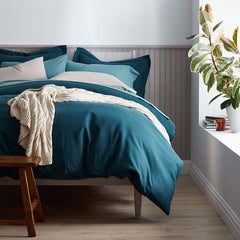 Premium Ultra-Cozy Cotton Velvet Flannel Flat Bed Sheet - Navy, King/Cal King