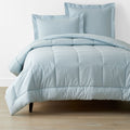 Classic Cool Cotton Percale Comforter - Pale Blue, Twin/Twin XL