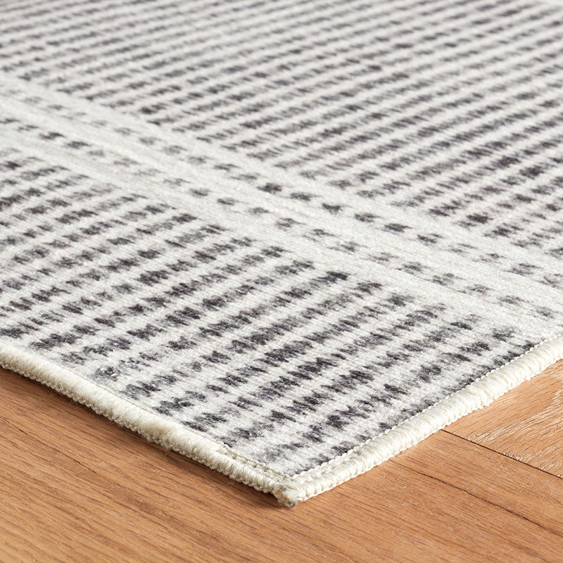 Malta Washable Rug - Gray, 2' 6" x 8' Runner